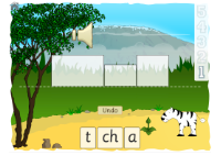 game image showing the first ch word