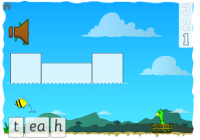 game image showing the first ea word to spell